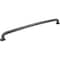 Jeffrey Alexander 18" Center-to-Center Brushed Pewter Belcastel 1 Appliance Handle MO6373-18BNBDL - alternate 1
